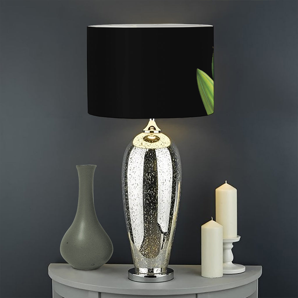 Lily Floral Print Drum Lamp Shade