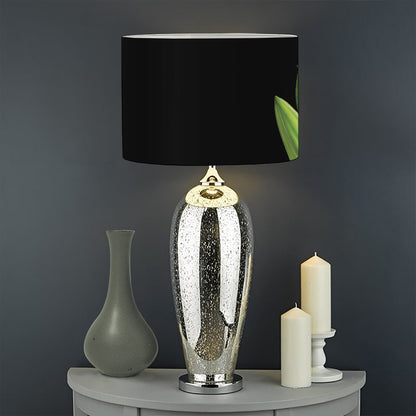 Lily Floral Print Drum Lamp Shade