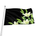 Lily Floral Print Flag