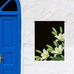 Lily Floral Print Garden Flag