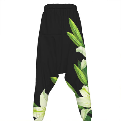 Lily Floral Print Hammer Pants