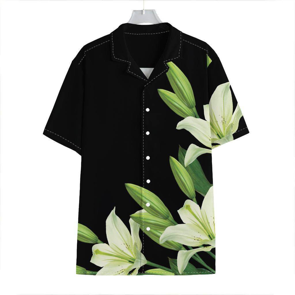 Lily Floral Print Hawaiian Shirt