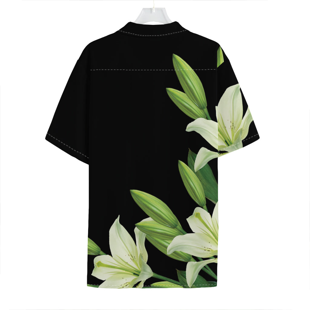 Lily Floral Print Hawaiian Shirt