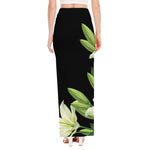 Lily Floral Print High Slit Maxi Skirt