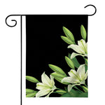 Lily Floral Print House Flag