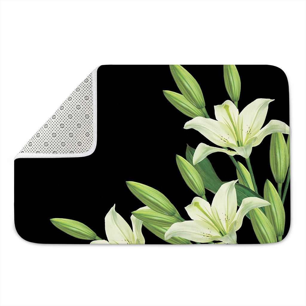 Lily Floral Print Indoor Door Mat
