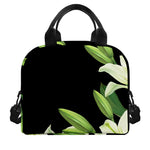 Lily Floral Print Insulated Lunch Bag