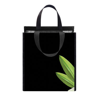 Lily Floral Print Insulated Lunch Tote