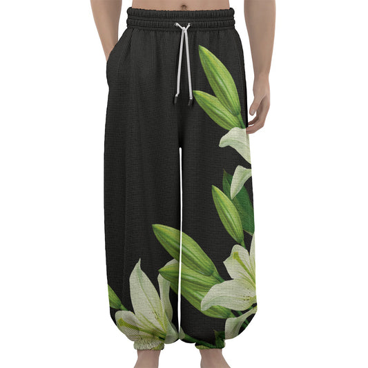Lily Floral Print Lantern Pants