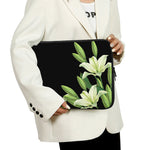 Lily Floral Print Laptop Sleeve