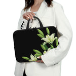 Lily Floral Print Laptop Sleeve With Handle