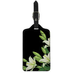 Lily Floral Print Luggage Tag
