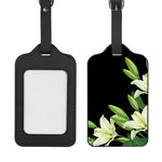 Lily Floral Print Luggage Tag