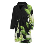 Lily Floral Print Men's Bathrobe