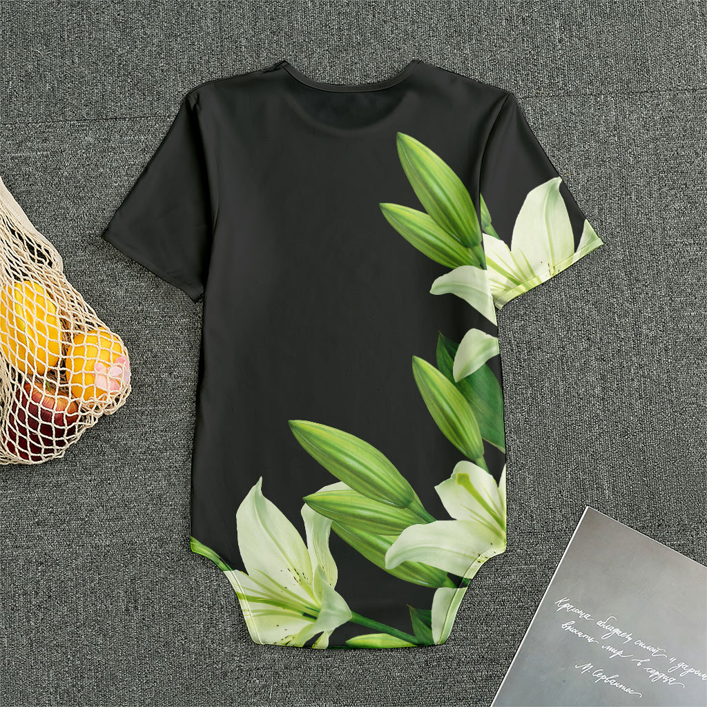 Lily Floral Print Men's Bodysuit