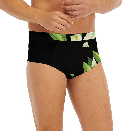 Lily Floral Print Men's Briefs