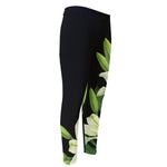 Lily Floral Print Men's Compression Pants