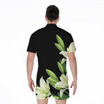 Lily Floral Print Men's Rompers