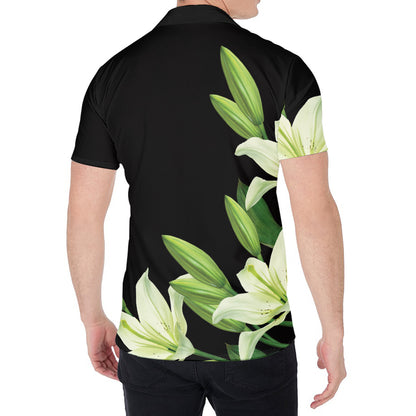 Lily Floral Print Men's Shirt