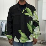 Lily Floral Print Men's Shirt Jacket