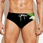 Lily Floral Print Men's Swim Briefs