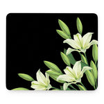 Lily Floral Print Mouse Pad