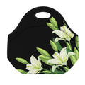Lily Floral Print Neoprene Lunch Bag