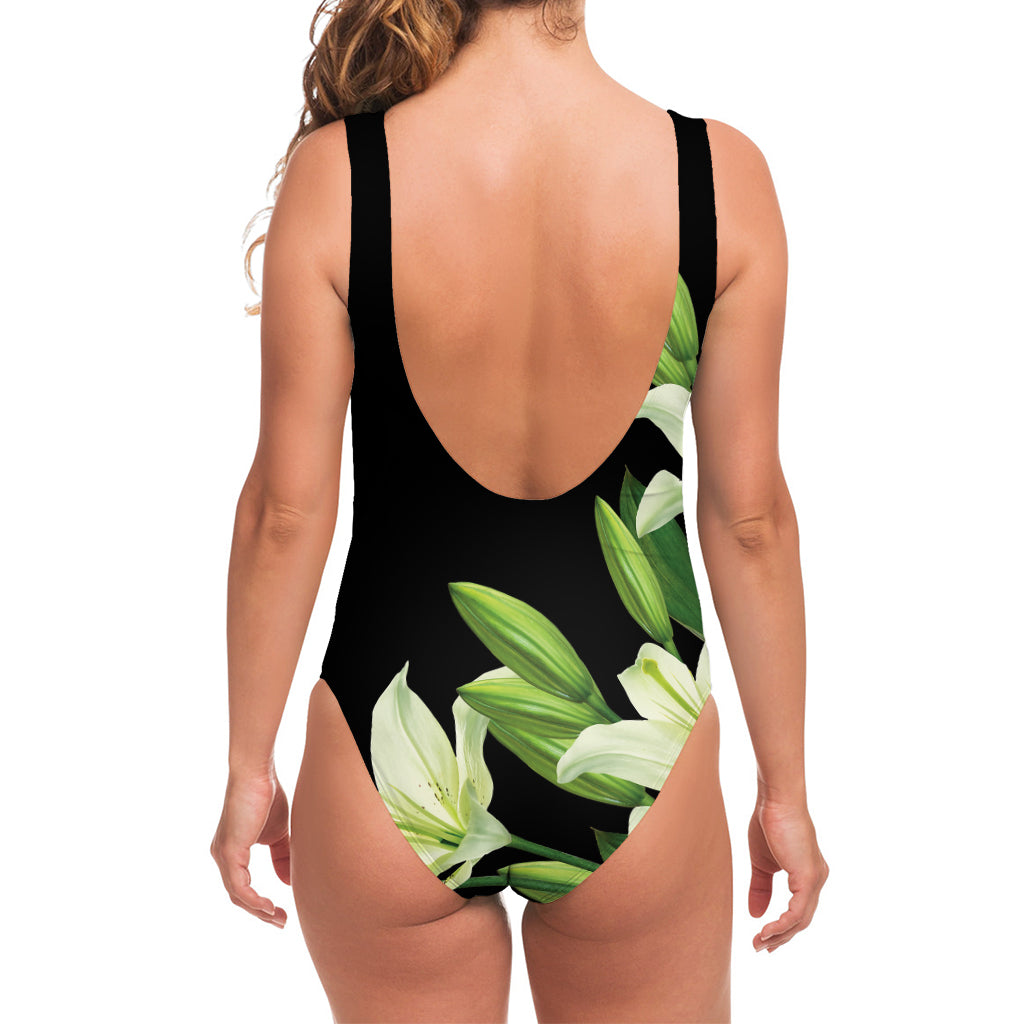 Lily Floral Print One Piece Swimsuit