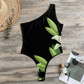 Lily Floral Print One Shoulder Bodysuit