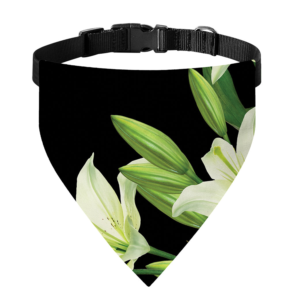 Lily Floral Print Over The Collar Dog Bandana