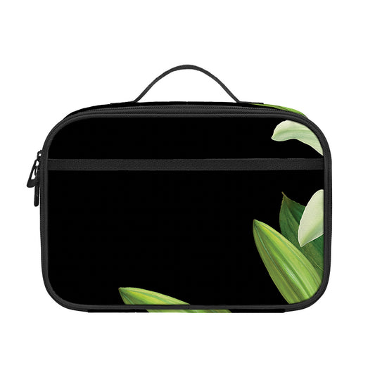 Lily Floral Print Portable Lunch Bag