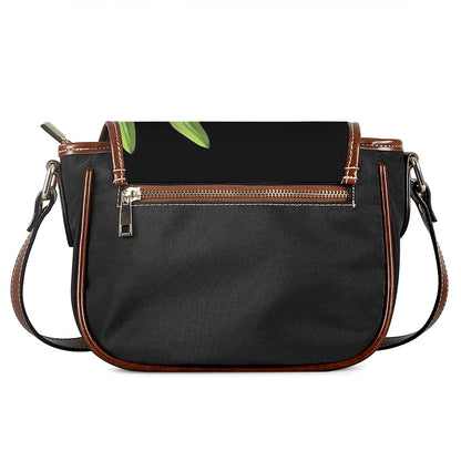 Lily Floral Print Saddle Bag