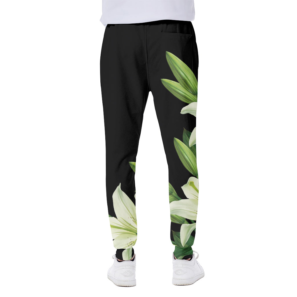 Lily Floral Print Scuba Joggers