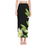 Lily Floral Print Side Slit Maxi Skirt