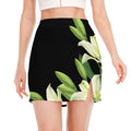 Lily Floral Print Side Slit Mini Skirt