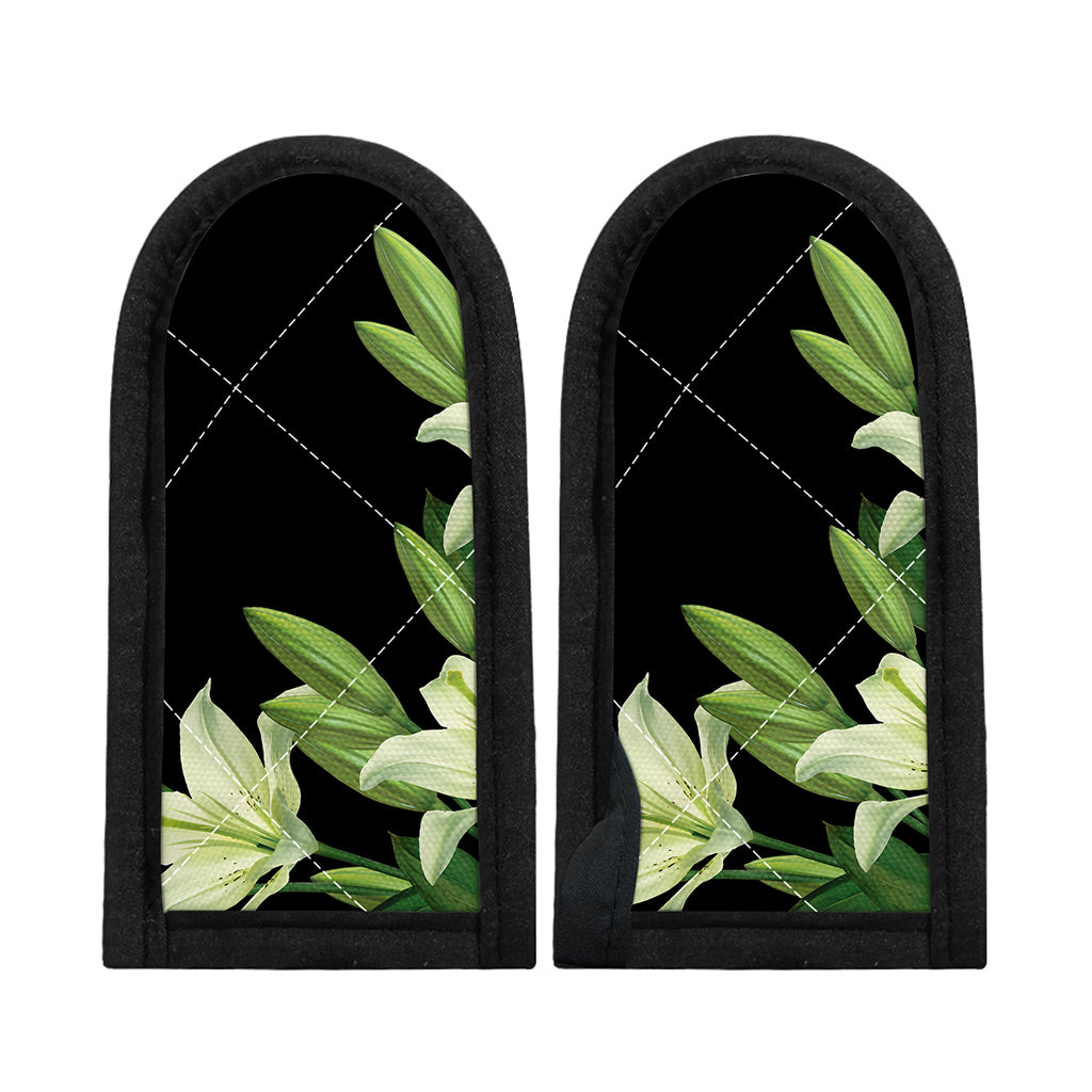 Lily Floral Print Skillet Handle Cover