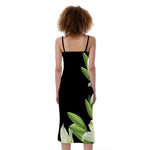 Lily Floral Print Slim Fit Midi Cami Dress