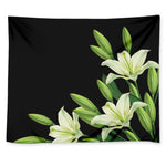 Lily Floral Print Tapestry