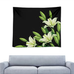 Lily Floral Print Tapestry