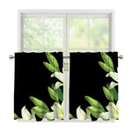 Lily Floral Print Tier Curtains