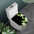 Lily Floral Print Toilet Lid Cover