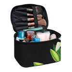 Lily Floral Print Travel Makeup Bag