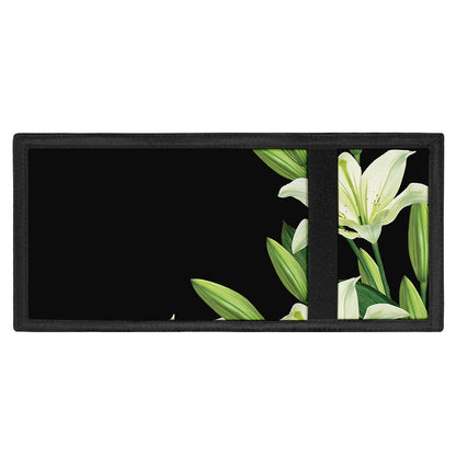 Lily Floral Print Trifold Wallet