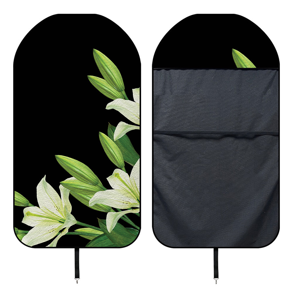 Lily Floral Print Waterproof Car Seat Cover