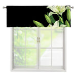 Lily Floral Print Window Valance