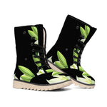 Lily Floral Print Winter Boots