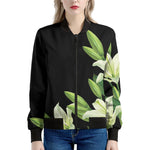 Lily Floral Print Women's Bomber Jacket
