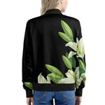 Lily Floral Print Women's Bomber Jacket