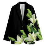 Lily Floral Print Women's Cotton Blazer