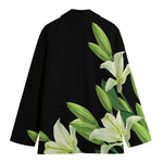 Lily Floral Print Women's Cotton Blazer